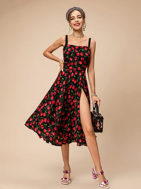 Vestido Midi Dolce Cherry