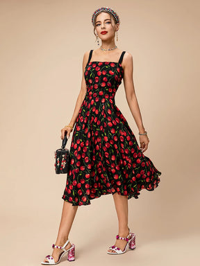 Vestido Midi Dolce Cherry