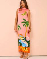 Vestido ilha tropical